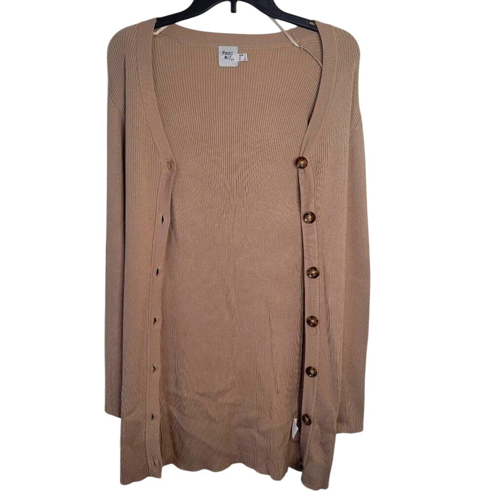 Princess‎ Polly Long Line Duster Cardigan Beige Size 0